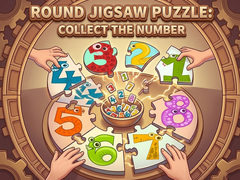 Παιχνίδι Round jigsaw Puzzle - Collect the Number