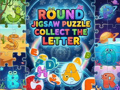 Παιχνίδι Round Jigsaw Puzzle - Collect the Letter