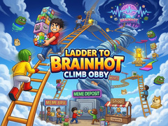 Παιχνίδι Ladder to Brainhot: Climb Obby