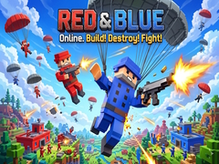 Παιχνίδι Red & Blue: Online. Build! Destroy! Fight!