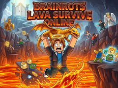 Παιχνίδι Brainrots Lava Survive Online