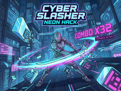 Παιχνίδι Cyber Slasher: Neon Hack