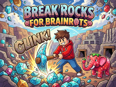 Παιχνίδι Break Rocks For Brainrots