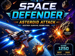 Παιχνίδι Space Defender: Asteroid Attack