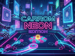 Παιχνίδι Carrom Neon Edition