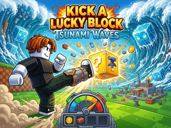 Παιχνίδι Kick a Lucky Block: Tsunami Waves