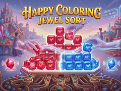 Παιχνίδι Happy Coloring Jewel Sort