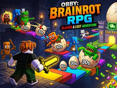 Παιχνίδι Obby: Brainrot RPG Slasher & Loot Adventure