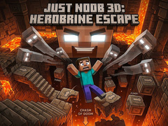 Παιχνίδι Just Noob 3D: Herobrine Escape