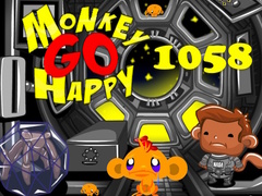 Παιχνίδι Monkey Go Happy Stage 1058