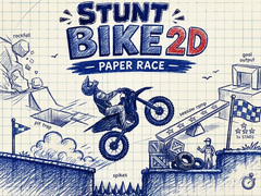 Παιχνίδι Stunt Bike 2D Paper Race