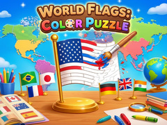 Παιχνίδι World Flags: Color Puzzle