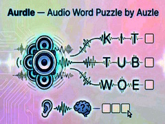 Παιχνίδι Aurdle — Audio Word Puzzle by Auzle