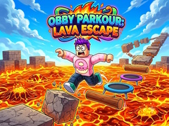 Παιχνίδι Obby Parkour: Lava Escape