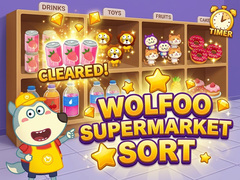 Παιχνίδι Wolfoo Supermarket Sort