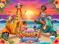 Παιχνίδι Besties Sunset Scooter Rider