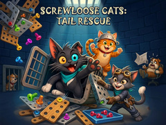 Παιχνίδι Screwloose Cats: Tail Rescue