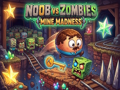 Παιχνίδι Noob vs Zombies: Mine Madness