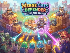 Παιχνίδι Merge Cats Defender: Meow Guardians