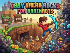 Παιχνίδι Obby: Break Rocks For Brainrots