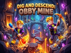 Παιχνίδι Dig and Descend: Obby Mine