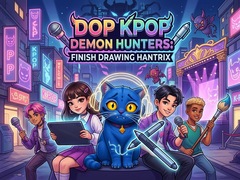Παιχνίδι DOP KPop Demon Hunters: Finish Drawing Hantrix