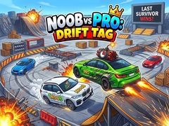 Παιχνίδι Noob vs Pro: Drift Tag