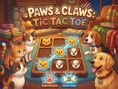 Παιχνίδι Paws & Claws Tic Tac Toe