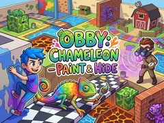 Παιχνίδι Obby: Chameleon - Paint & Hide