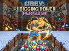 Παιχνίδι Obby: +1 Digging Power per Click
