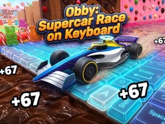 Παιχνίδι Obby: Supercar Race on Keyboard