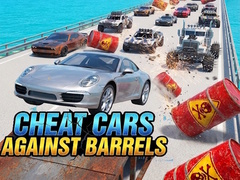 Παιχνίδι Cheat cars against barrels