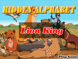 The Lion King - βρείτε το αλφάβητο.