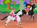 Παιχνίδι Dora Horse Racing Mania